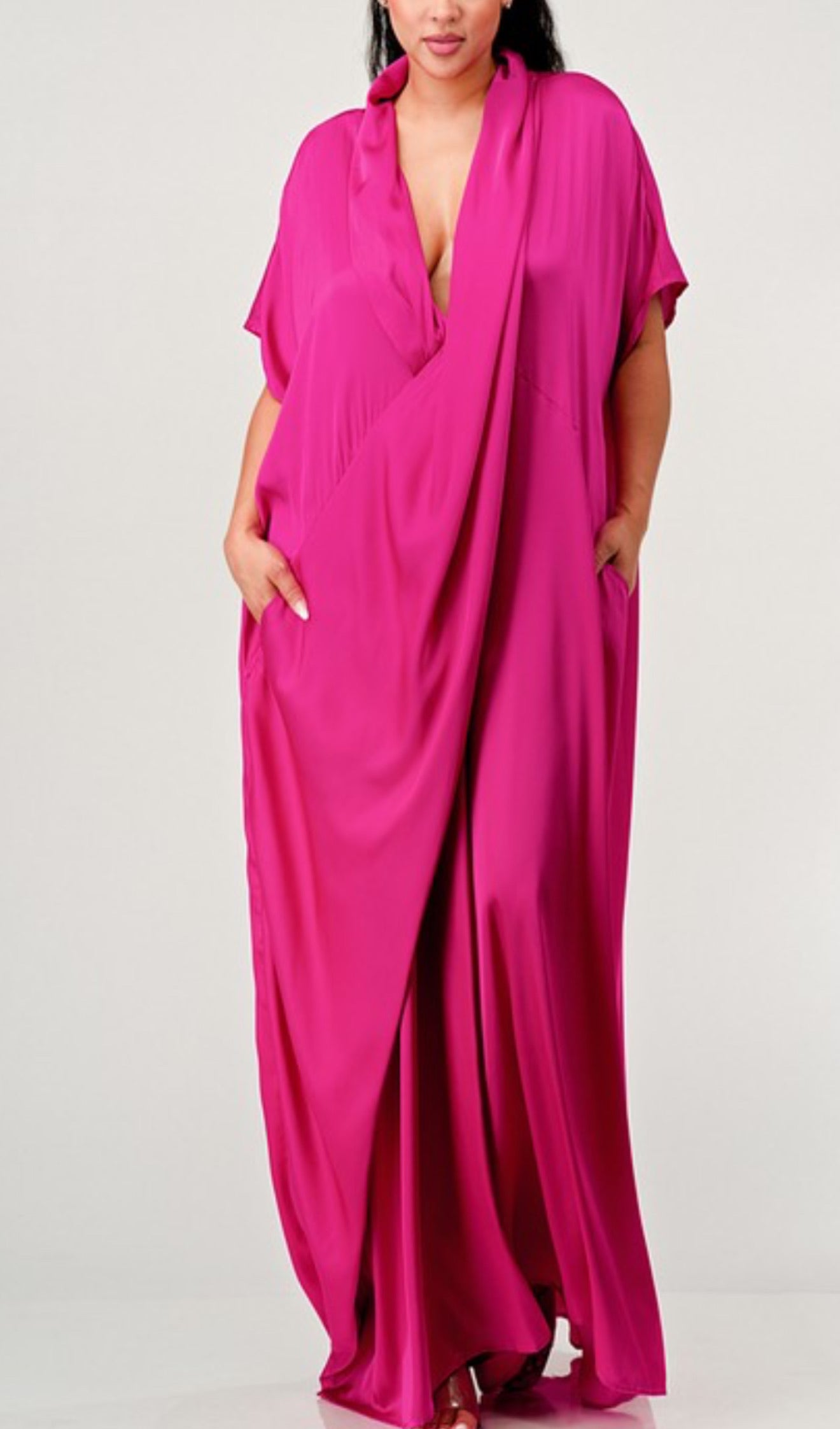 Set The Scene Satin Jumpsuit