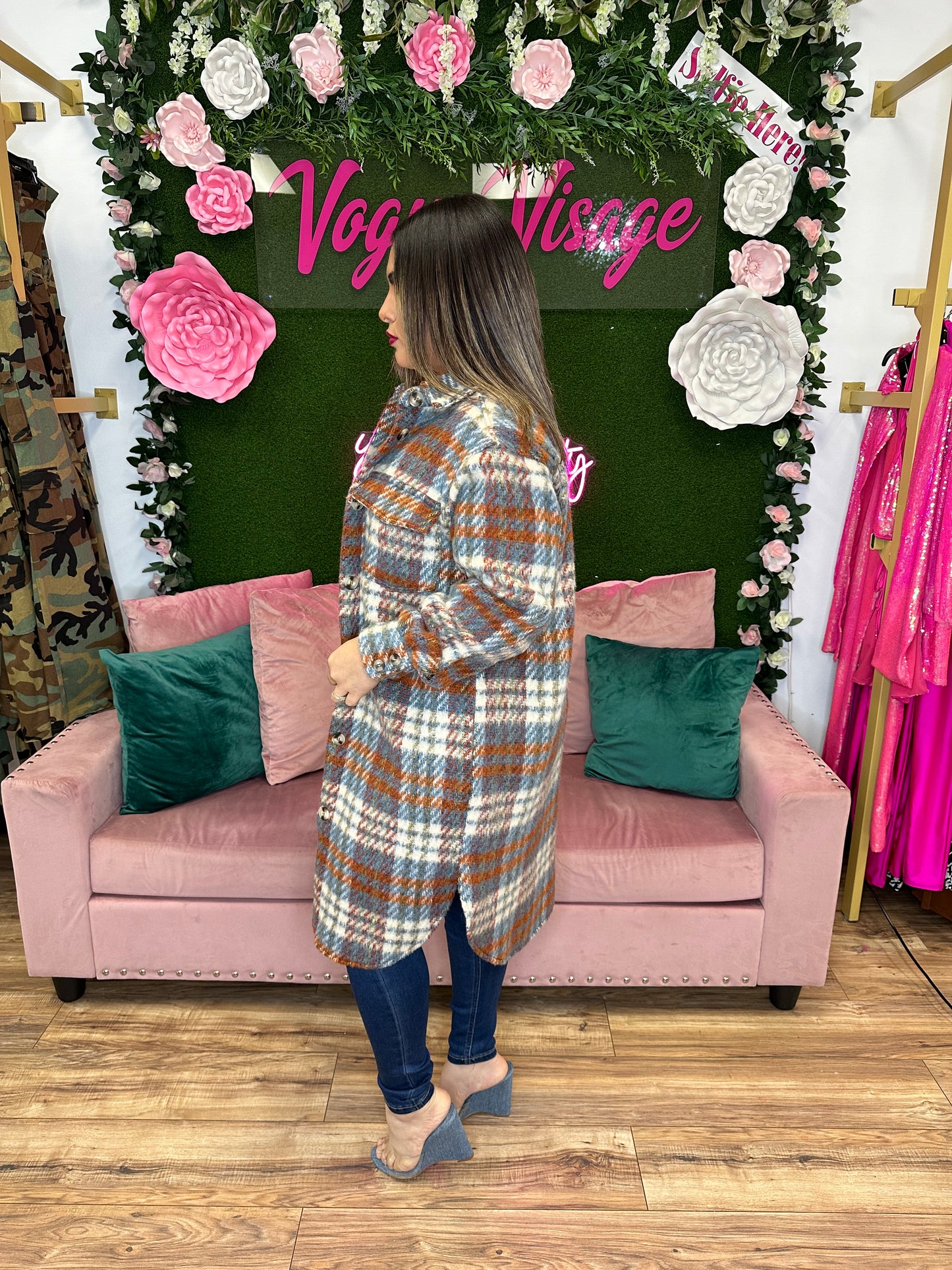 Plaid Girls Club Shacket
