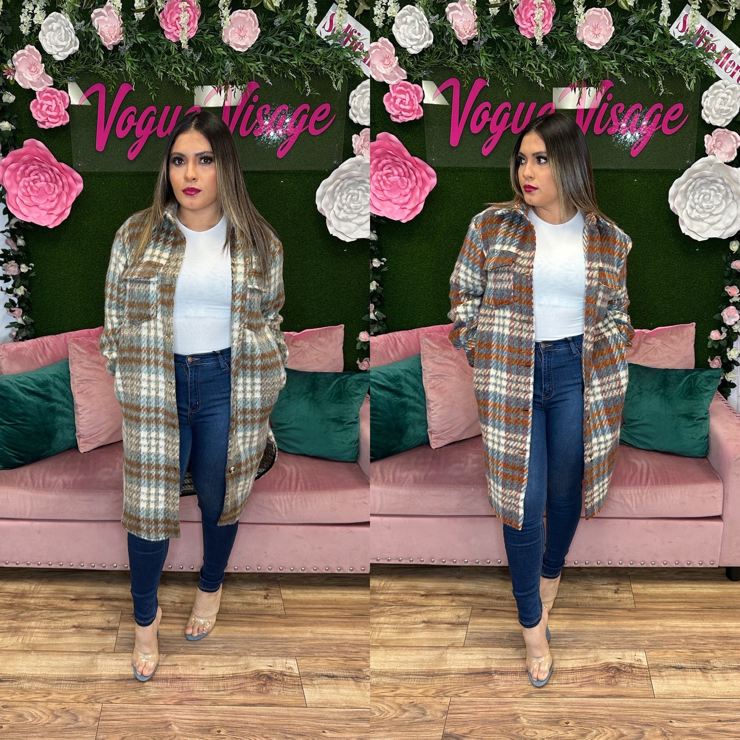 Plaid Girls Club Shacket