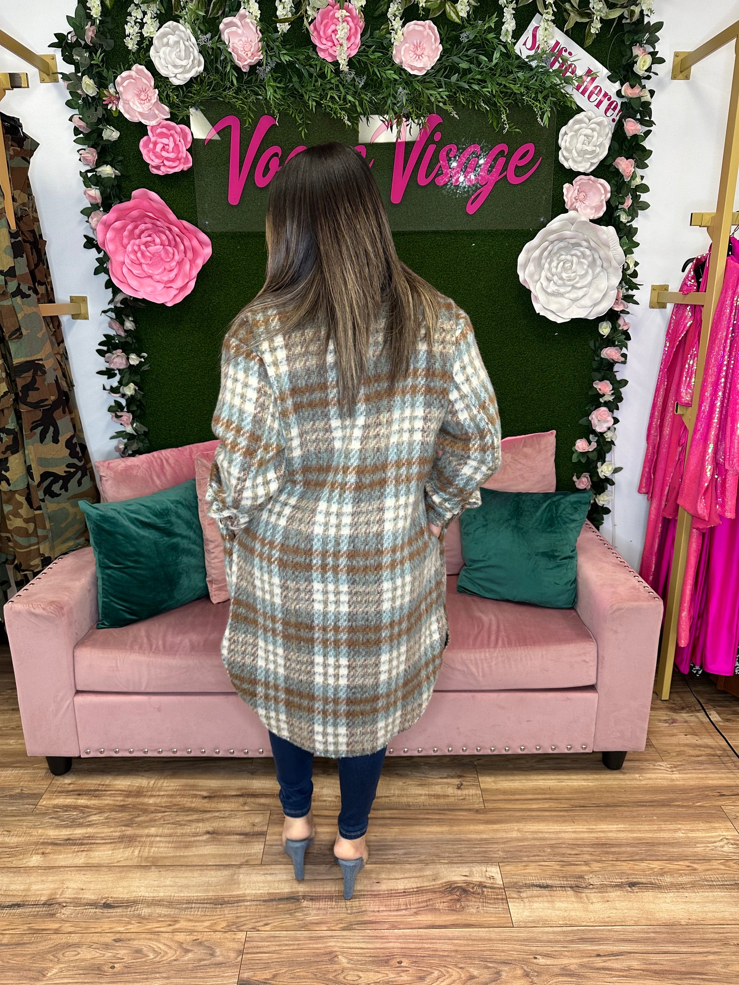 Plaid Girls Club Shacket