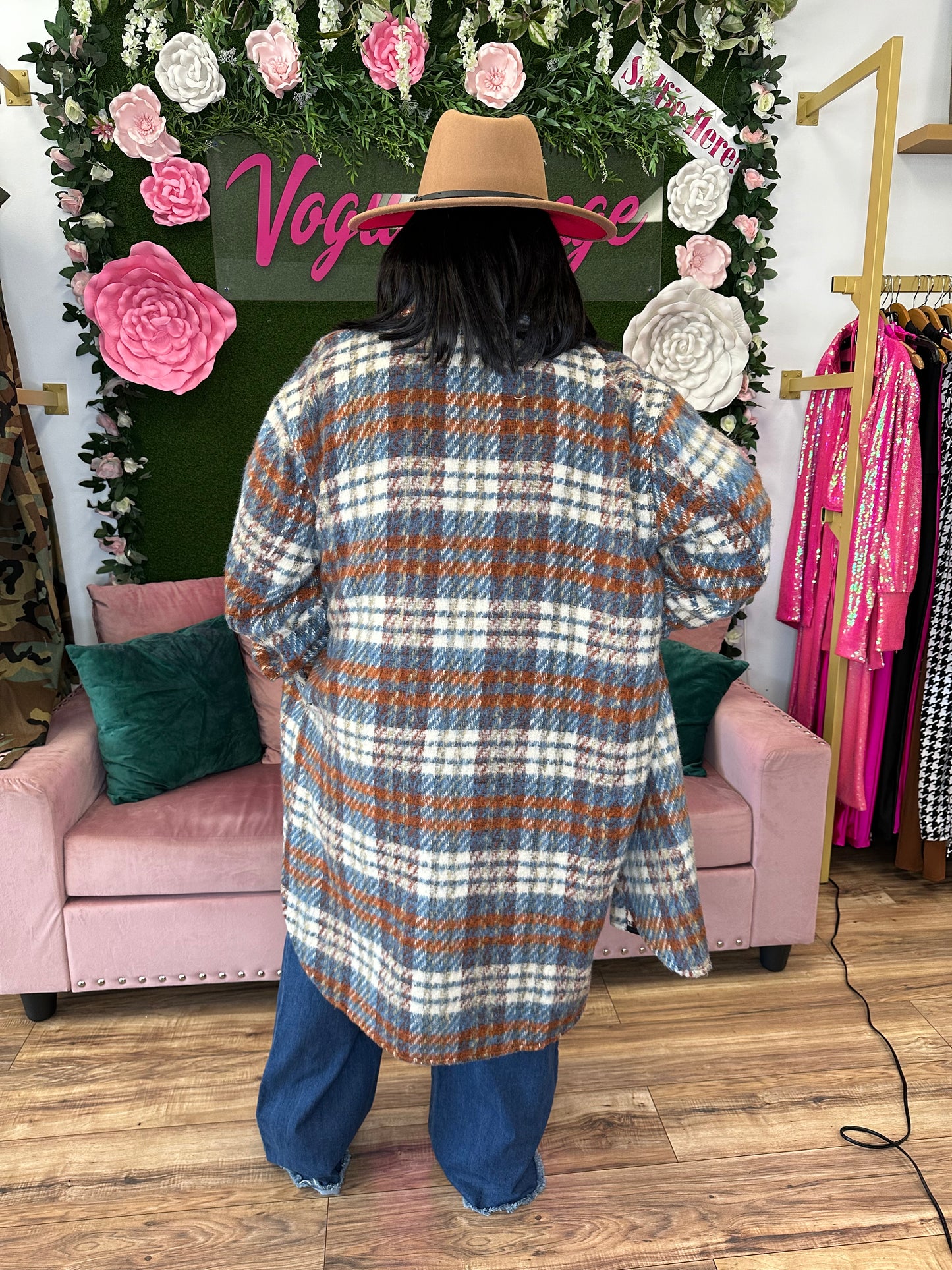 Plaid Girls Club Shacket