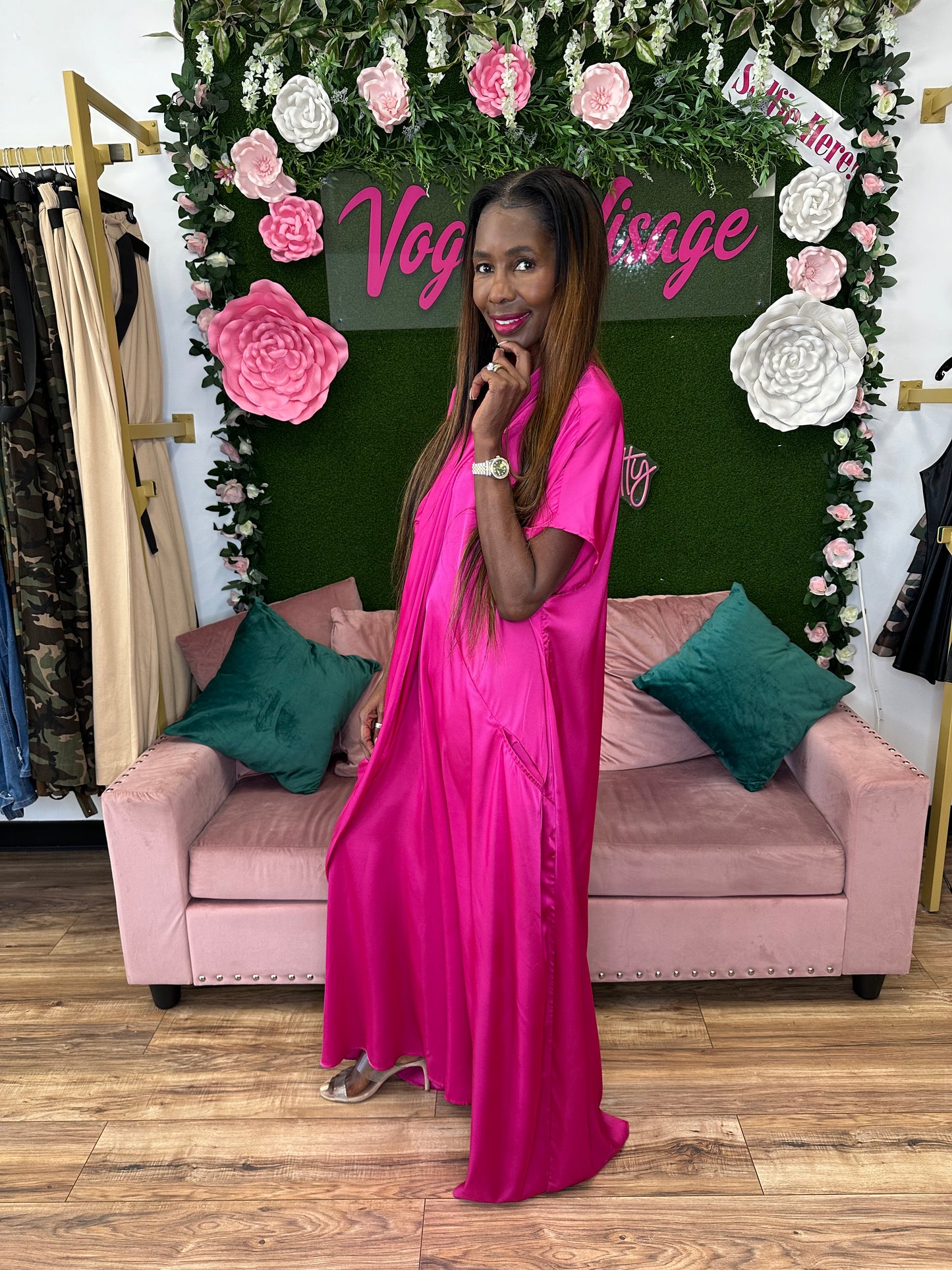 Set The Scene Satin Jumpsuit