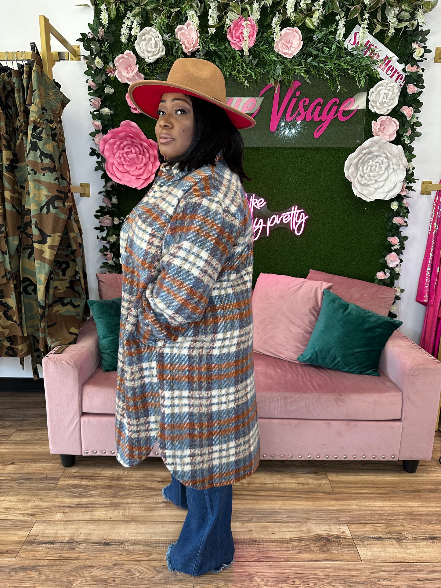Plaid Girls Club Shacket