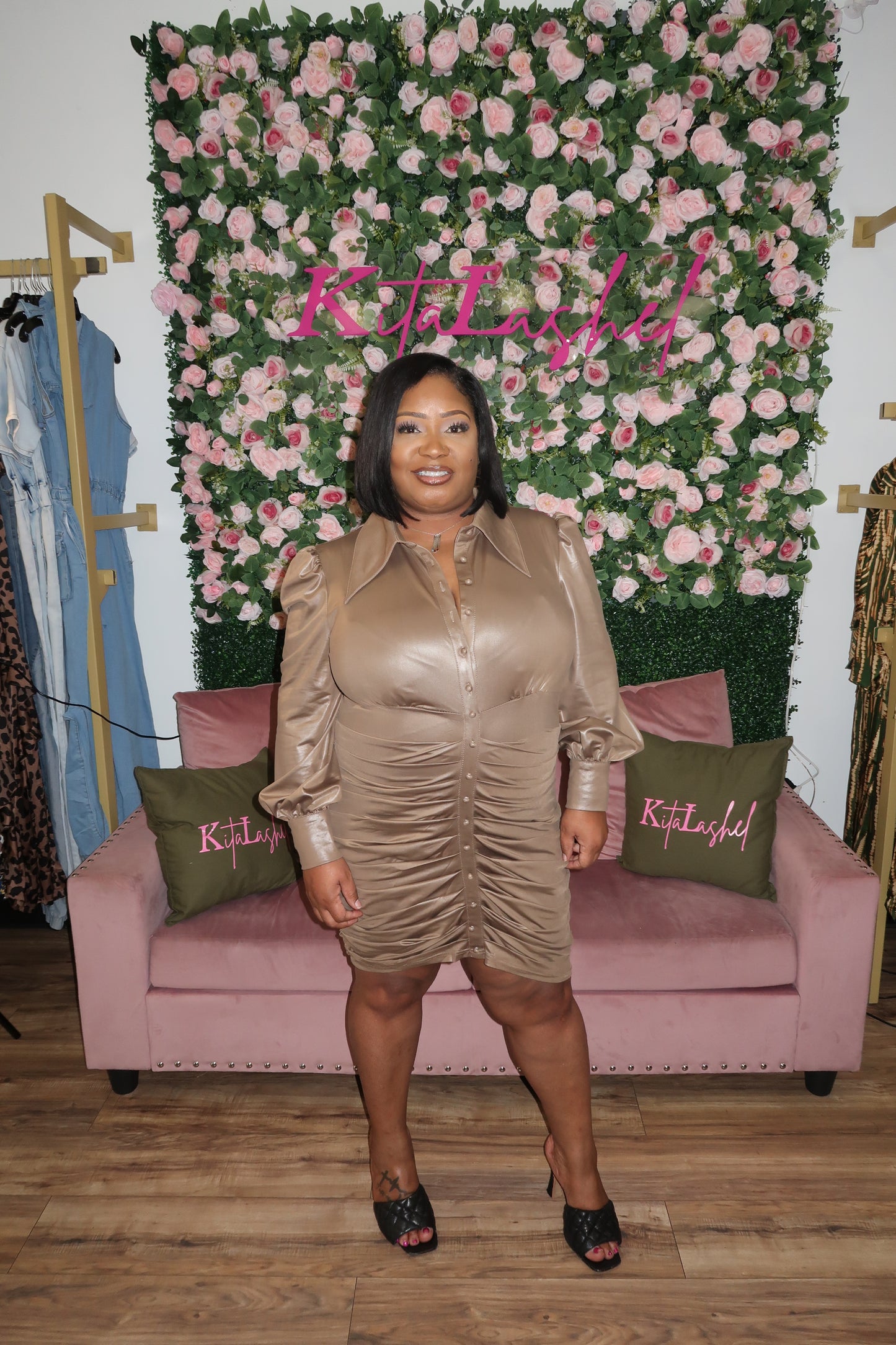 Watch Me Go Bodycon Dress