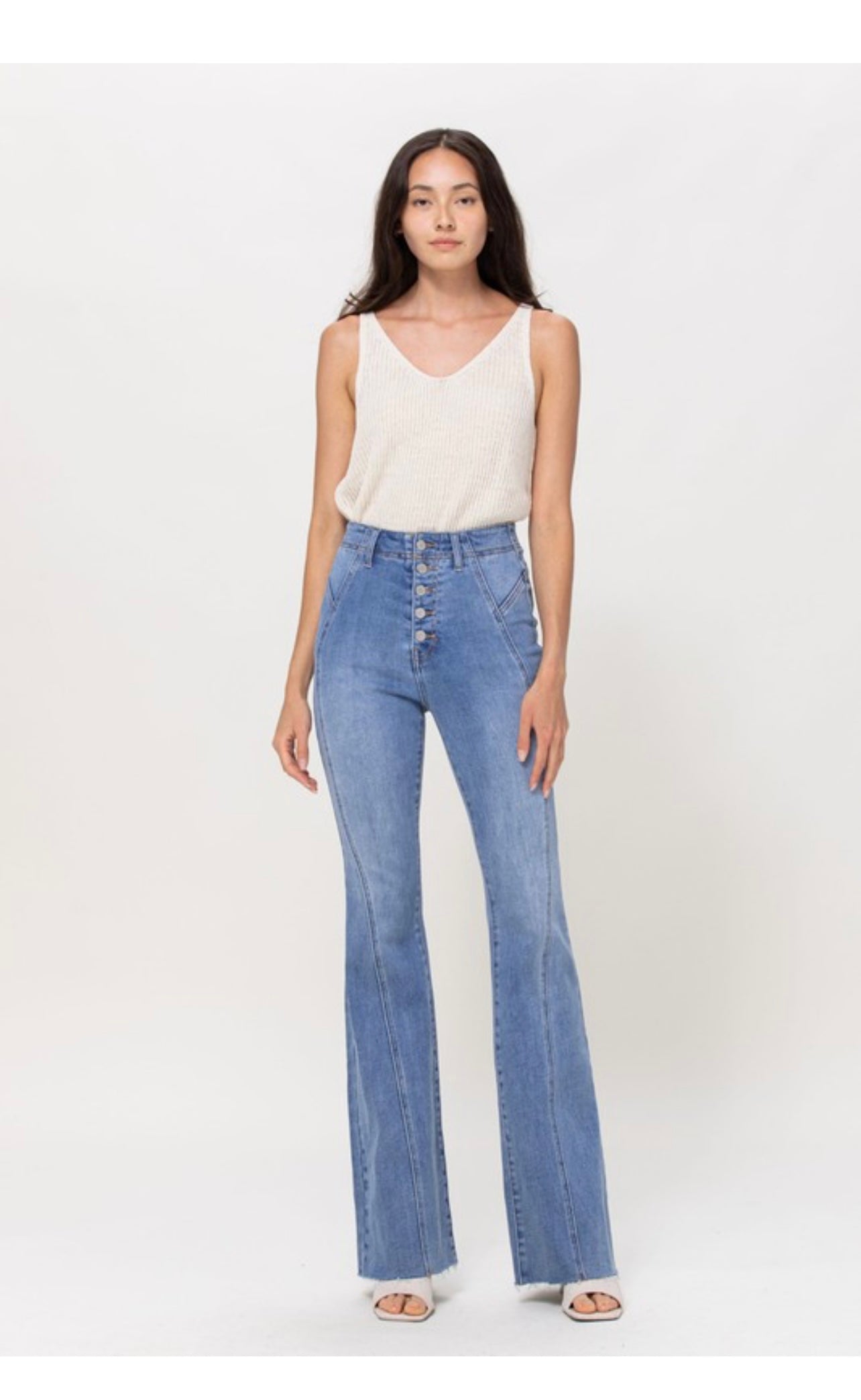 Showing Up Flare Jeans