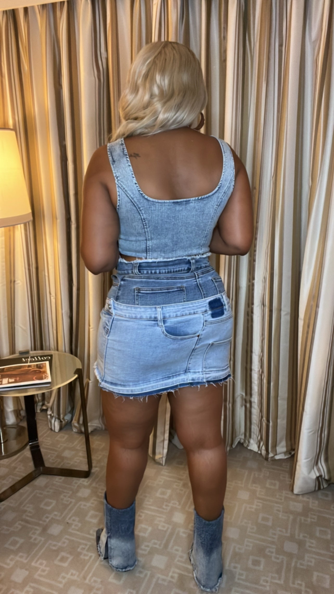 Never Enough Denim Skirt