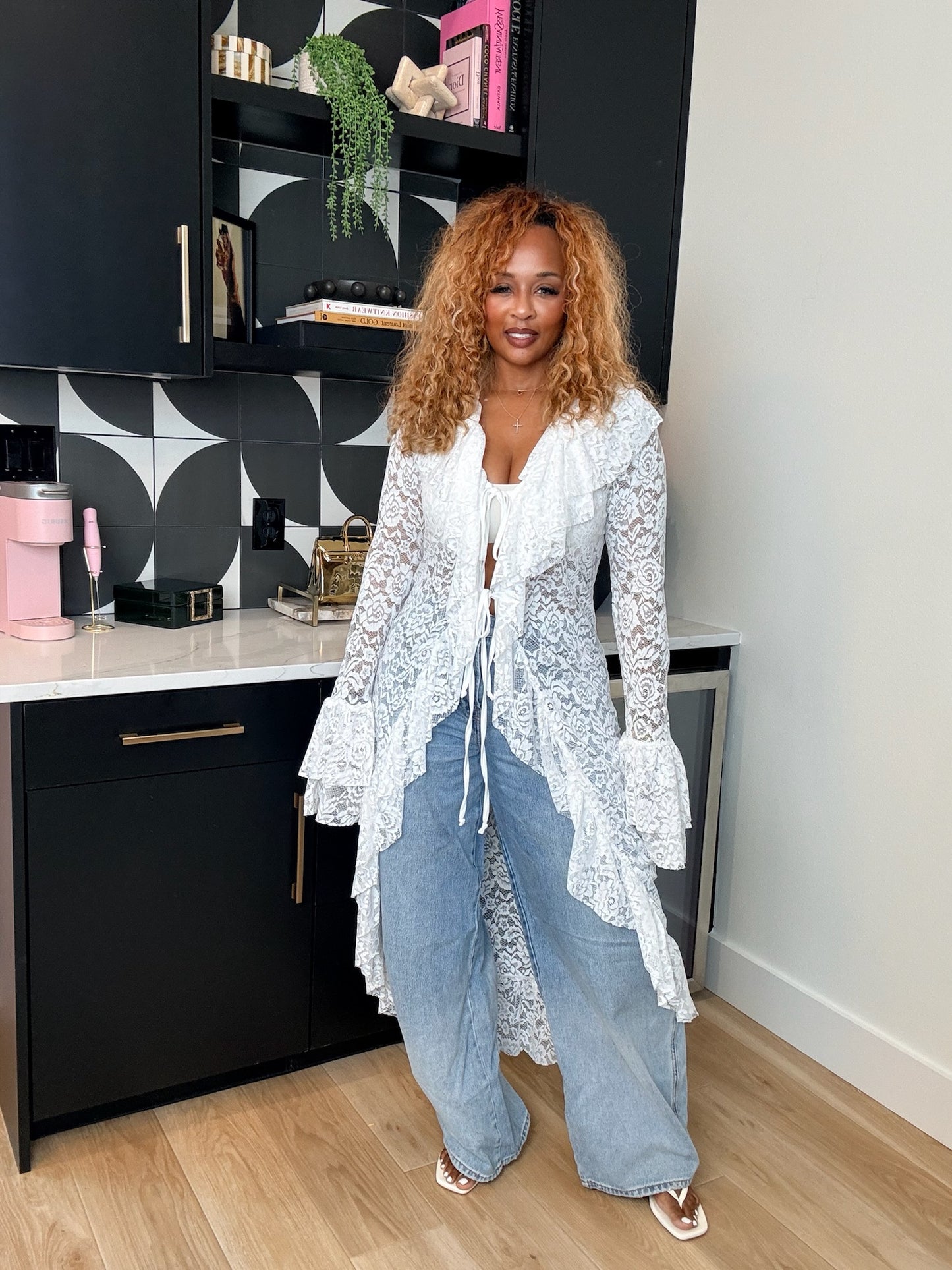 Pure Confidence Lace Duster