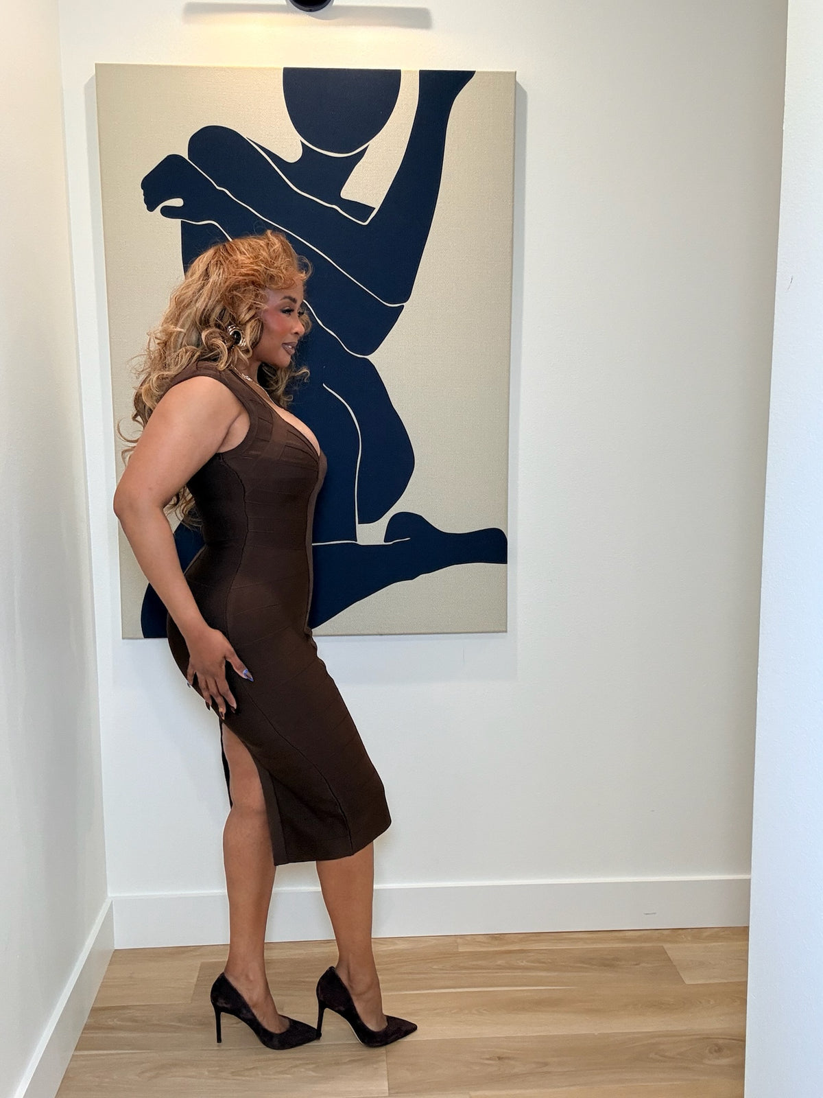 Serving Body Bandage Dress