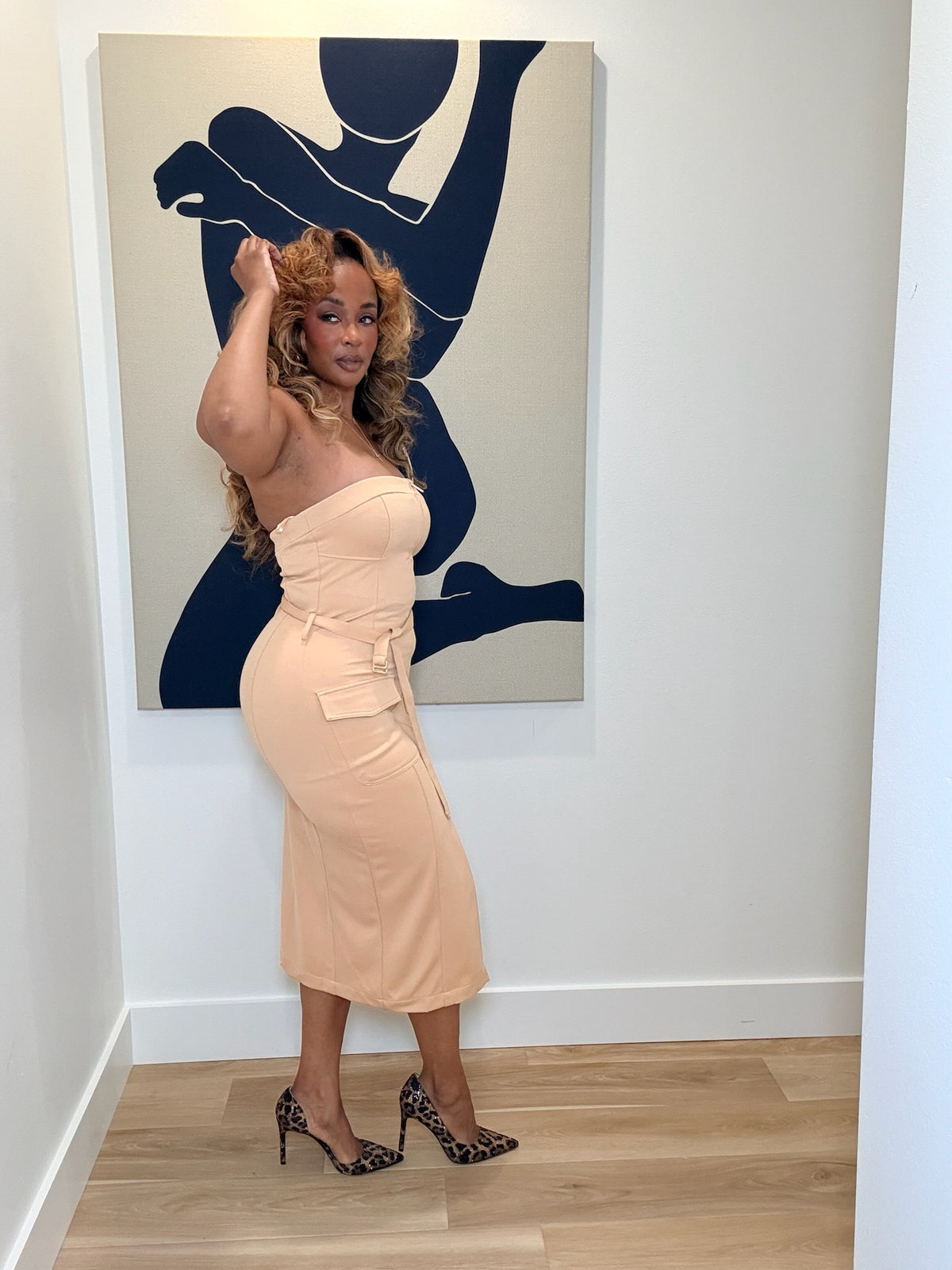 Soft Spoken Midi Dress
