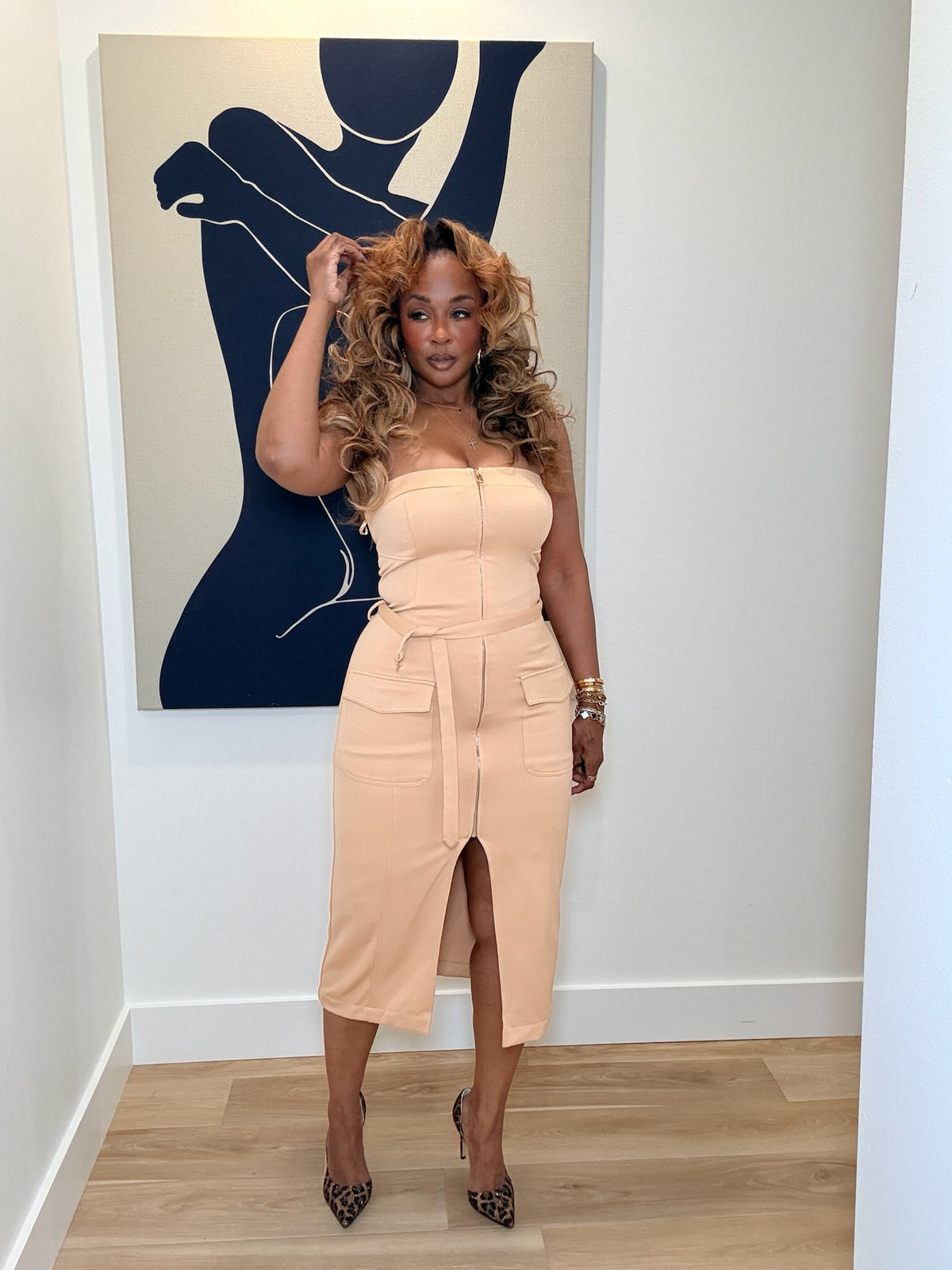 Soft Spoken Midi Dress
