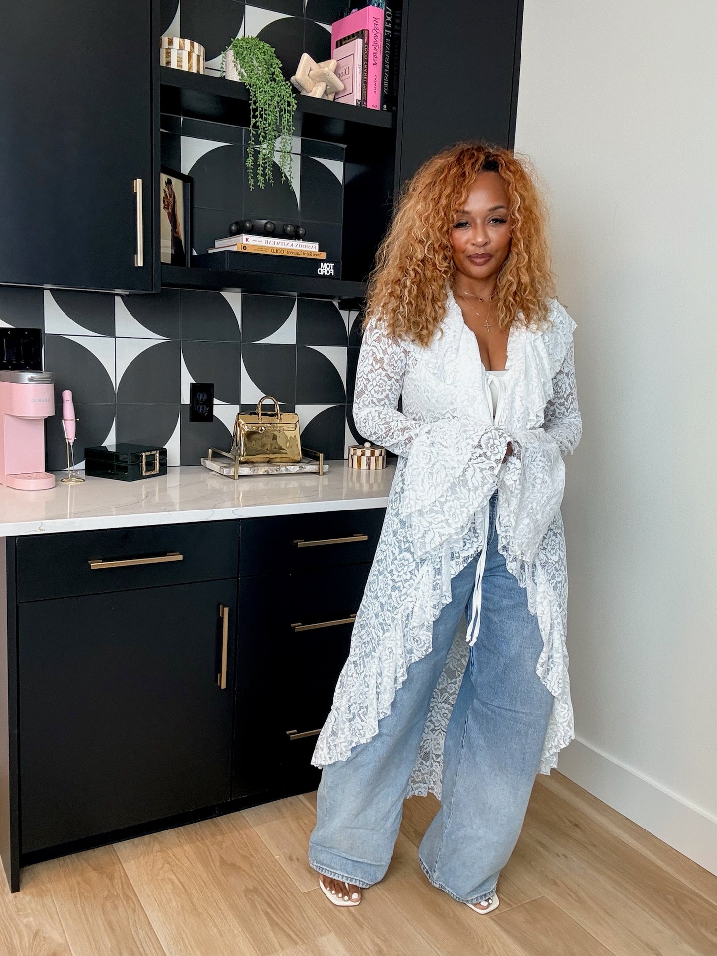Pure Confidence Lace Duster