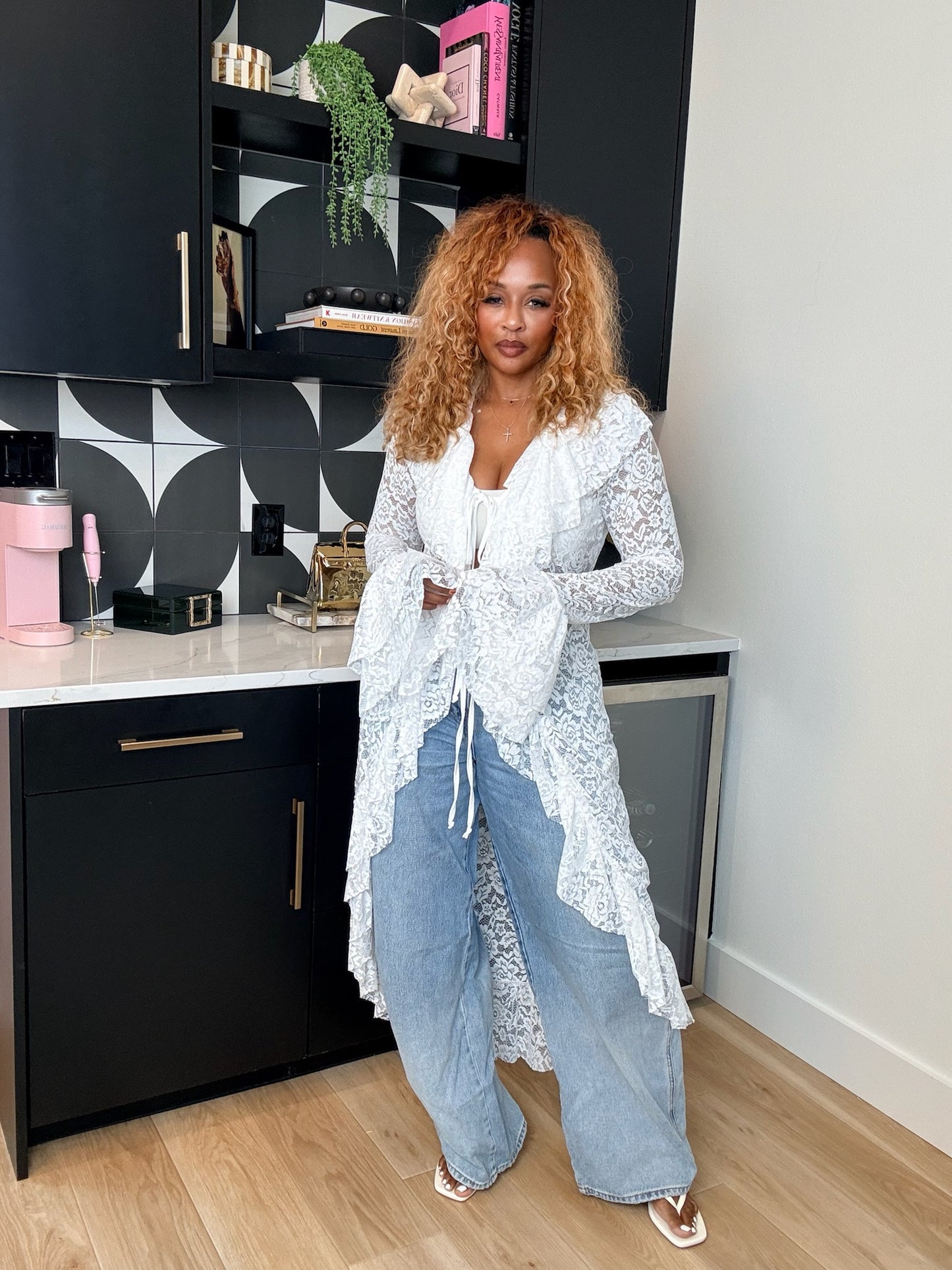 Pure Confidence Lace Duster
