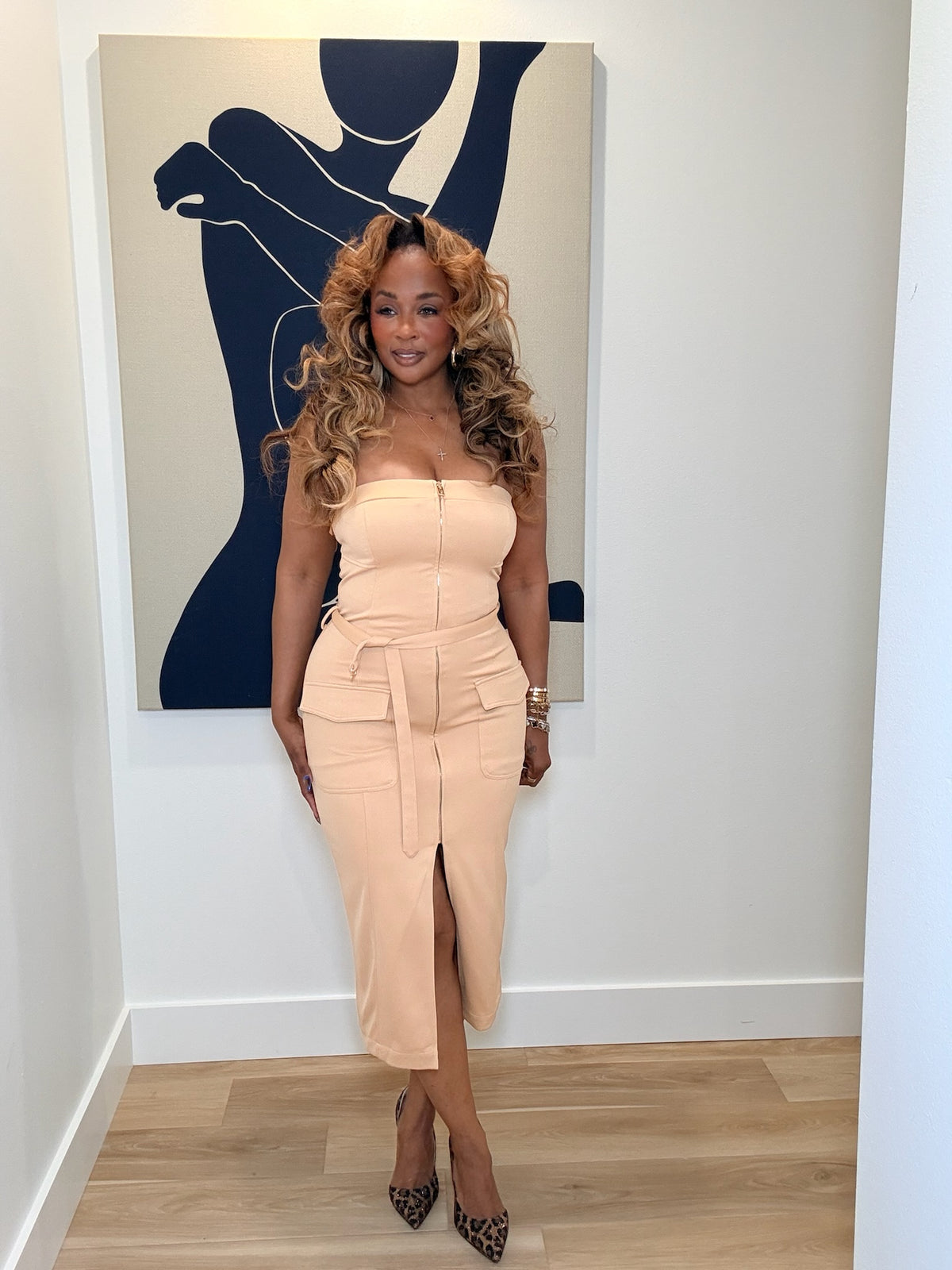 Soft Spoken Midi Dress