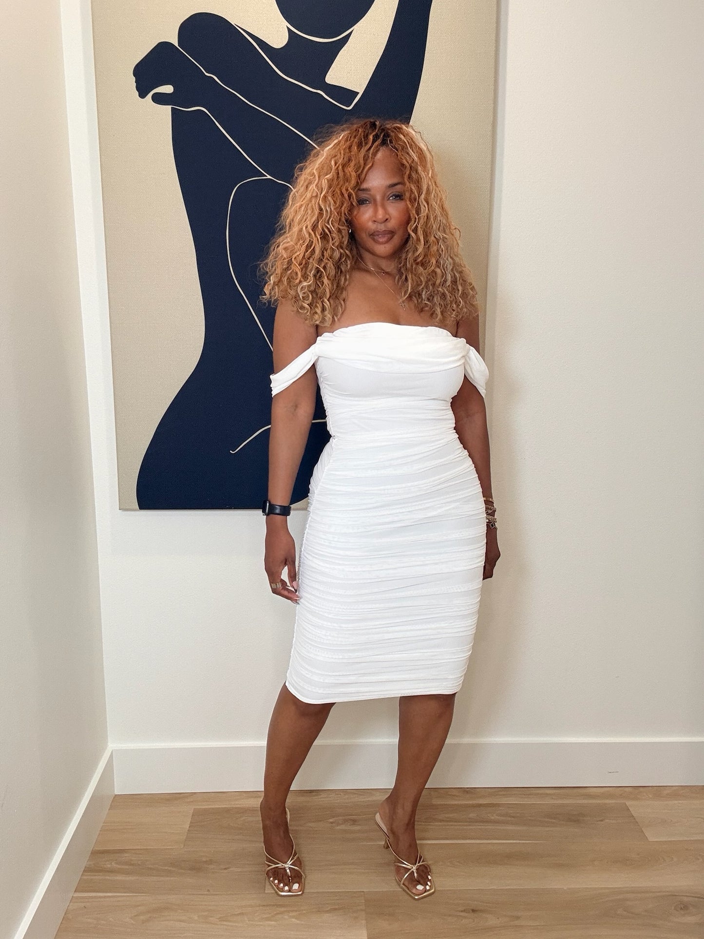 Sabrina Ruched Dress